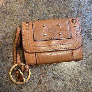 Chloe Leather Key Holder\Key Case Brown